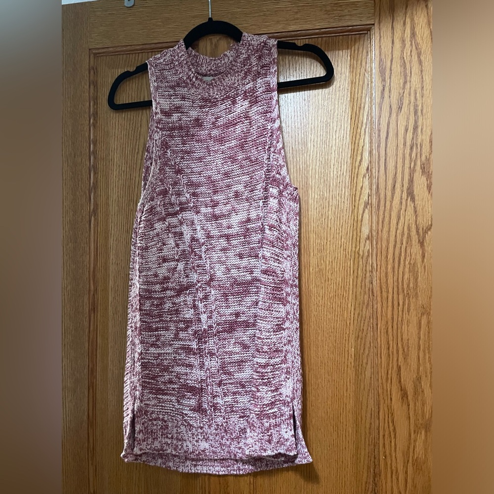 Dark pink sweater vest
